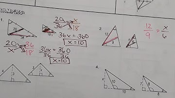 Lesson 7-5: Parts of Similar Triangles
