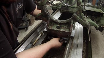 Adapting a Larger Steady rest to the Monarch Part 3