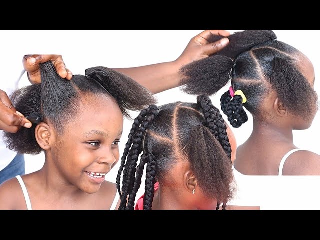 😱 Easy And Affordable Braids Hairstyle For Kids/Beautiful Back To School  Braid Hairstyles 
