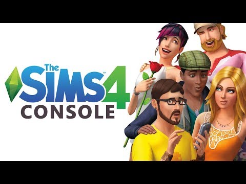 THE SIMS 4 CONSOLE!!  [ Create a Sim, Gameplay and Build ] PS4