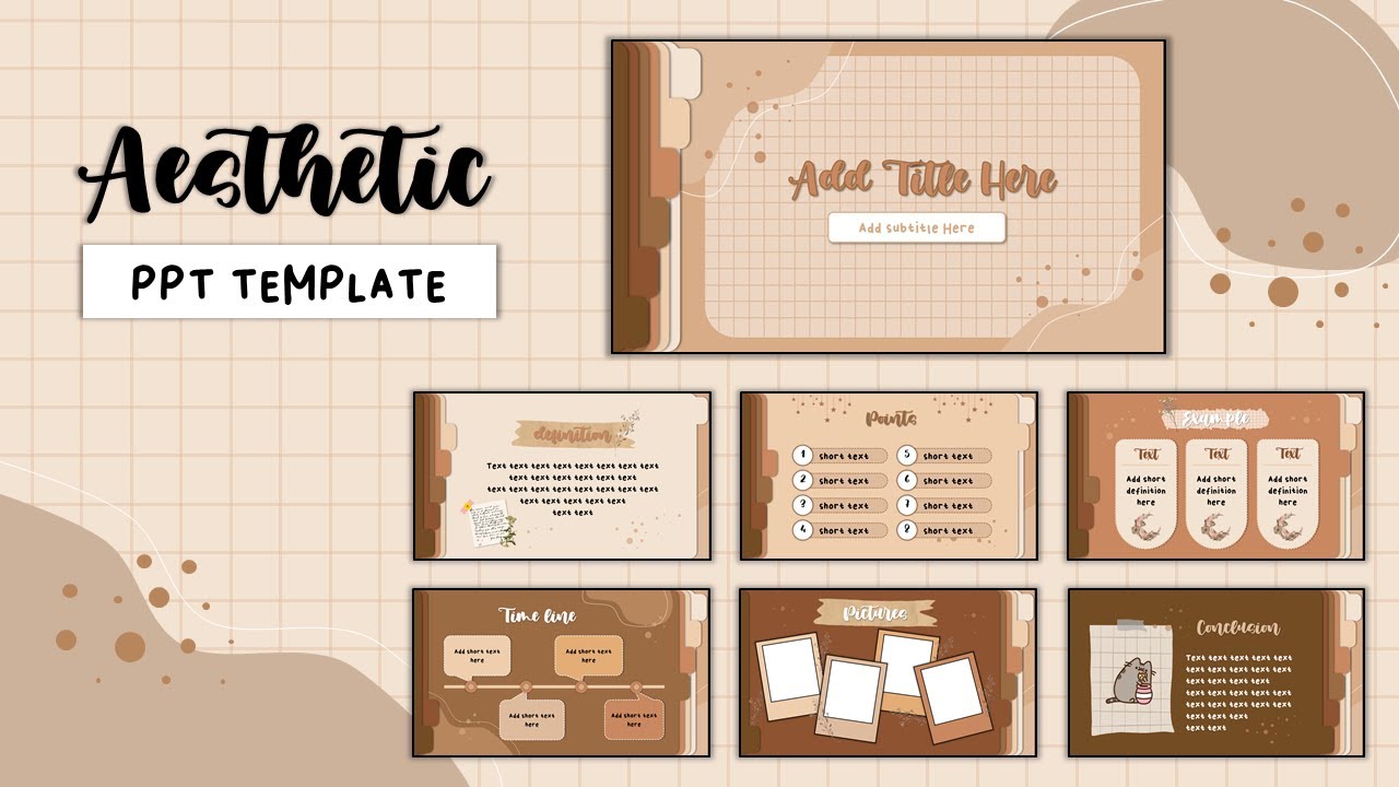 powerpoint presentation aesthetic template