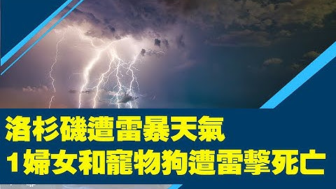 洛杉矶遭雷暴天气  1妇女和宠物狗遭雷击死亡 - 天天要闻