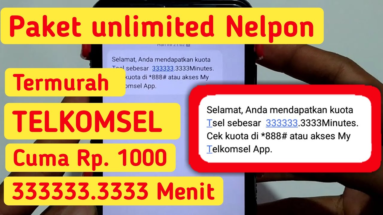 Paket Nelpon Murah Simpati Unlimited - YouTube