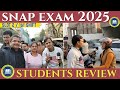 SNAP EXAM 2025 ( SLOT-2) SHIFT 1 || KNOW THE PAPER LEVEL FROM STUDENTS || STUDENT HONEST REVIEW 🔥🚨