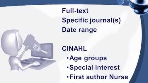 Nursing 115 Database Searching