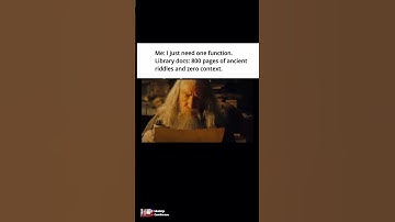 Me vs The Docs #coding #programming #javascript #python