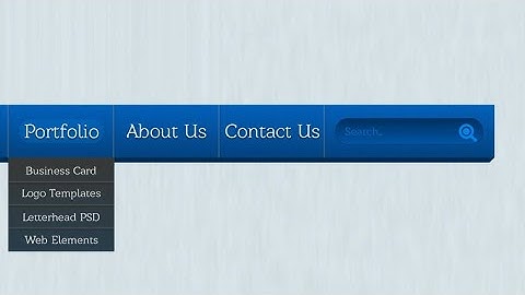 How to Create a Navigation Bar - Easy  Bootstrap