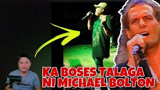 REACTING TO MICHAEL BOLTON NG PILIPINAS | SAID I LOVE YOU BUT I LIED COVER