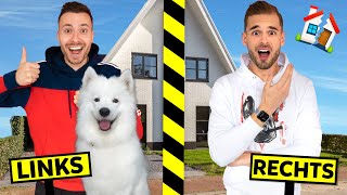 1 DAG ONS HUIS DOOR 2 DELEN! Thomas vs Rutger *Challenge*