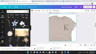 Flower Monogram SVG Canva Tutorial