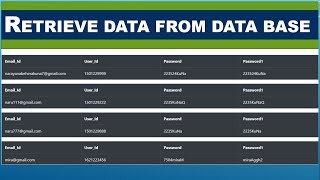 How to retrieve data from Oracle database using jsp