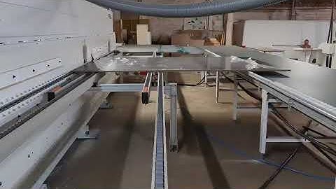 edge banding machine with return conveyor