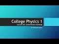 College Physics 1: Lecture 30 - Conservation of Energy