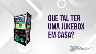 Fizemos uma Jukebox (maquina de música) usando um notebook e som velho - Gustavo Hilbert