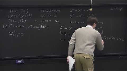 (2013-2014)07 - BRST quantization contd, the state operator correspondence