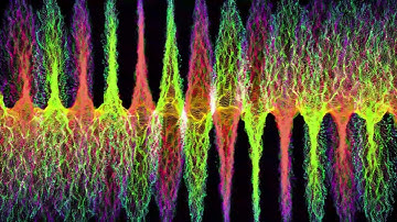 🎆🎼 0050M  | Hypnotic Movement | 4K Footage | Multicolored Cymatic Waves | Music
