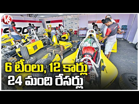 24 Racers In From 6 Teams Participates In Indian Racing League  | Formula E racing In Hyderabad - V6NEWSTELUGU
