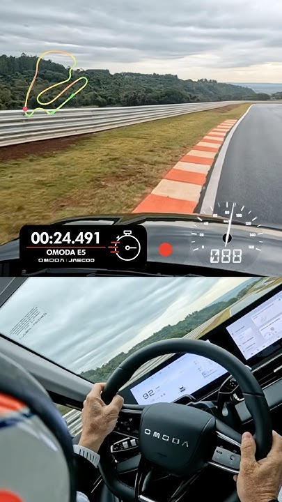 ONBOARD: OMODA E5 NA VOLTA RÁPIDA DO RACEVILLE #Shorts