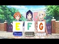 Abcmouses alphabet song with the love live characters uppercase