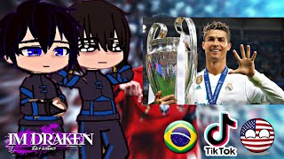 Blue Lock React To Cristiano Ronaldo Tiktoks Gacha React