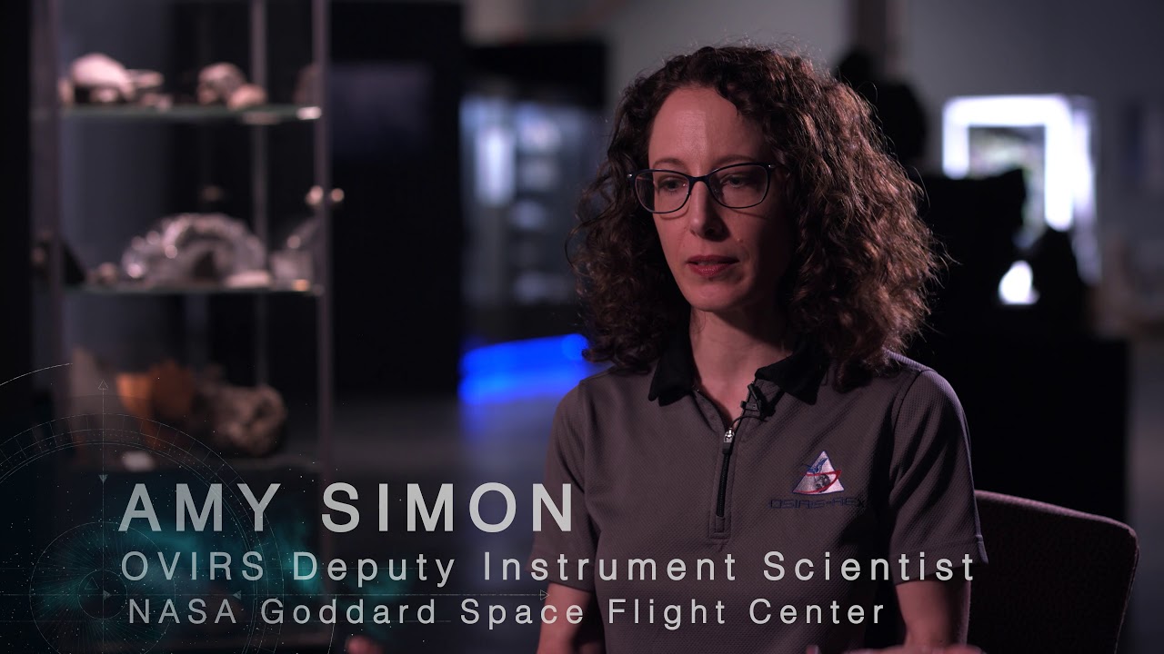 Dr. Amy Simon, the OVIRS deputy instrument scientist at NASA's Godd...