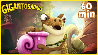 TEAMWORK WINS! 🏆 Dinos Who Learn (and Laugh) Together!| Giganto Multilingual
