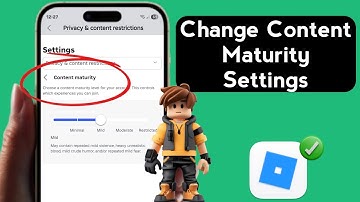 How To Change Content Maturity Settings In Roblox -2025 