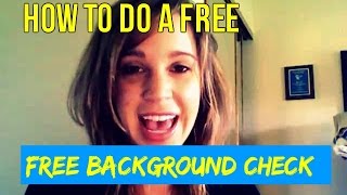 How To Do A Background Check Online