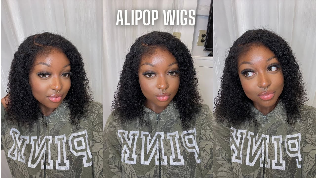 INSTALLING A 5X5 GLUELESS CULY BOB WIG IN 5 MINUTES | Ft. AliPop Wigs ...