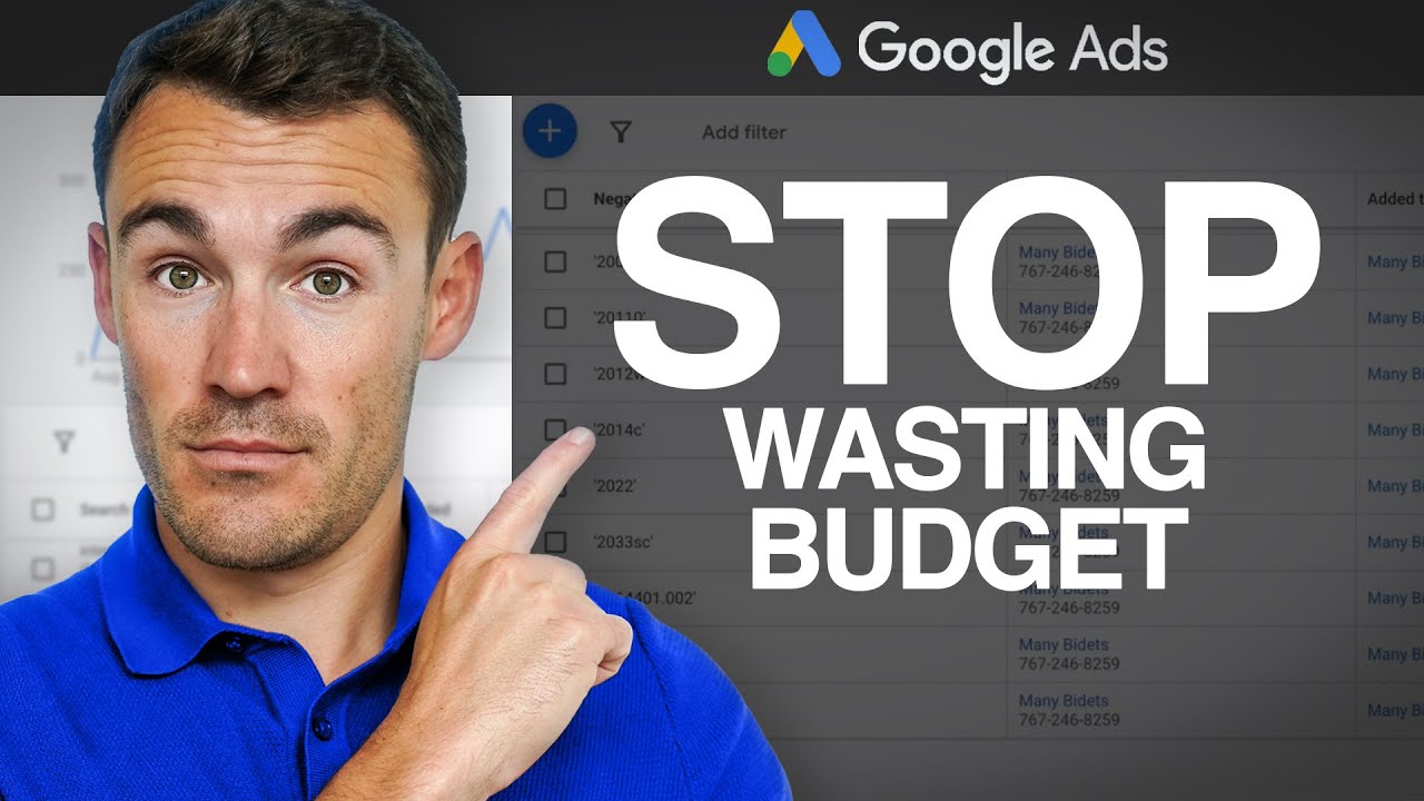 How To Create A Negative Keyword List For Google Ads 2026