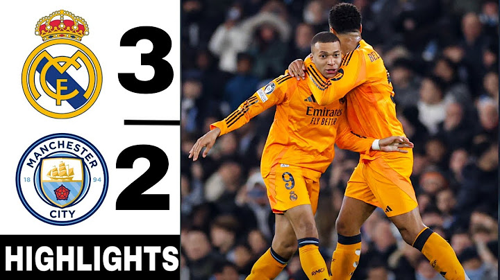 Manchester City vs Real Madrid 3-2 || UEFA Champions League Highlights