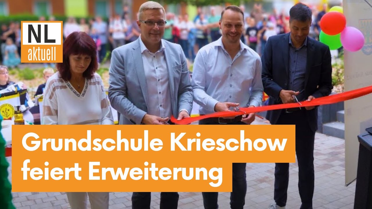 Kolkwitz | Neubau der Grundschule Krieschow eingeweiht, Bürgermeister über Millionenprojekt