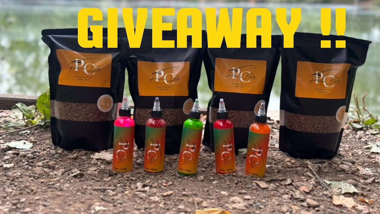 CARP FISHING with PELLETS and GOO on the DAY TICKET….plus my first GIVEAWAY on the channel 