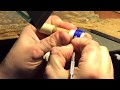 15. Carving a ring in wax for casting