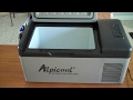 How to use the Alpicool control panel (C15/C20, others...) - Fahrenheit units.