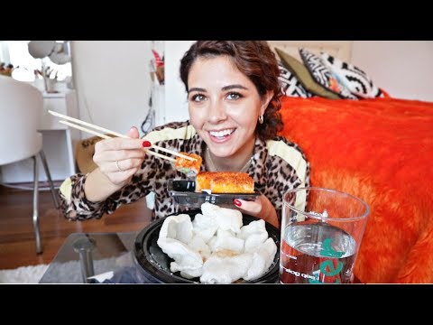 🥢🍱 Sushi-Karides Cips Mukbang | Ayşe Şeyma Keten