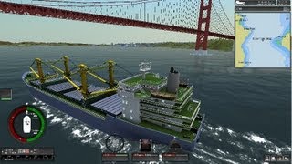 Ship Simulator Extremes - Game Play: Winner Cargo Ship Golden Gate Bridge