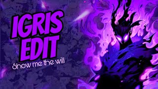 Igris Amv Edit Solo Leveling Rd Prince Edit