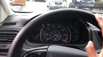 WINDSHIELD WIPERS TURN ON/OFF Honda CR-V - HOW TO