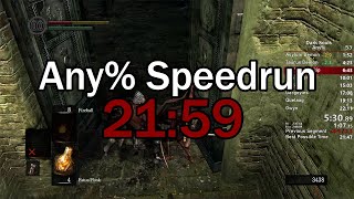 21:59 - Dark Souls Any% Speedrun