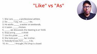 English Grammar - AS vs LIKE | Learn the Difference with Real Examples