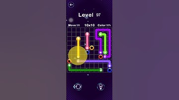 Color Line Match 10 x 10 Level 97 #mobilegame #games #gaming #linecolor3d