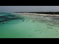 Zanzibar low tide on the beach  Pingwe