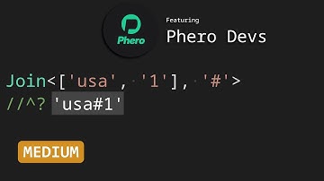 Join with the Phero Team - TypeScript Type Challenges #5310 [MEDIUM]