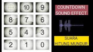 SUARA HITUNG MUNDUR | COUNTDOWN SOUND EFFECT