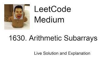 1630. Arithmetic Subarrays (Leetcode Medium)