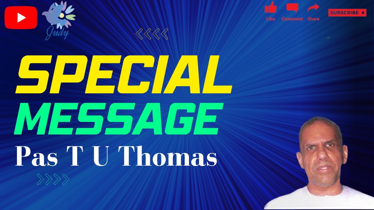 TPM | Special Message | Pas T U Thomas