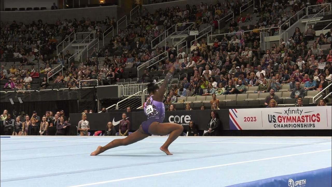 Simone Biles Floor Exercise 2023 Xfinity U.S. Championships