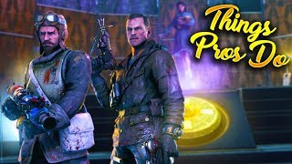TOP 5 THINGS PRO ZOMBIES PLAYERS DO! ARE YOU A PRO CALL OF DUTY ZOMBIES PLAYER?
