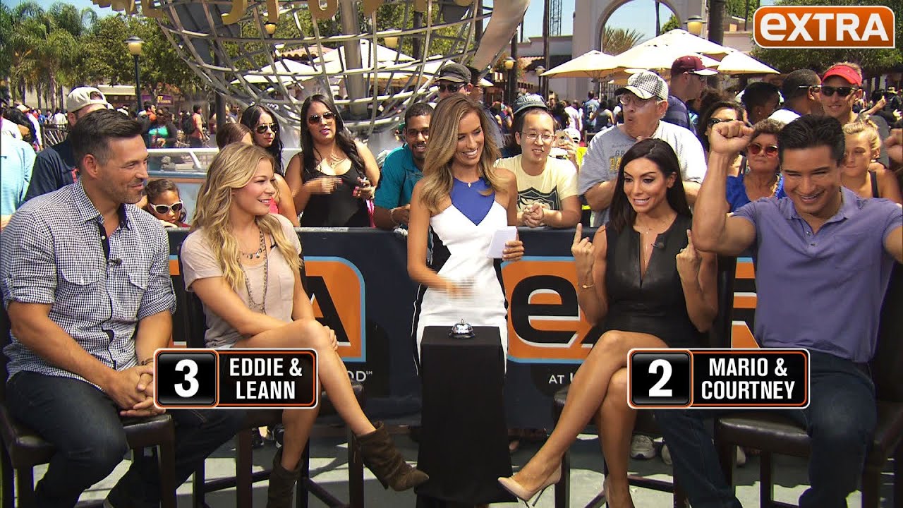 'Extra' Couples Showdown: LeAnn Rimes & Eddie Cibrian vs. Courtney & Mario Lopez